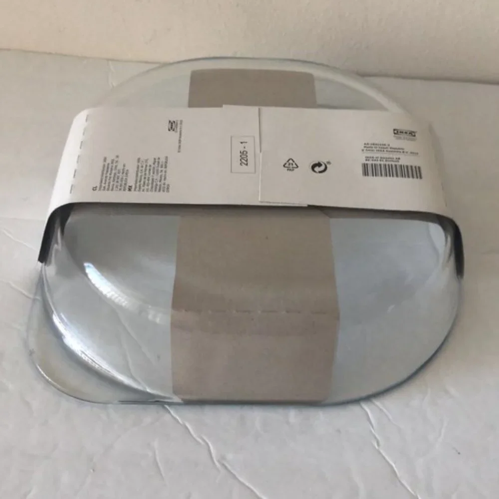 FÖLJSAM Oven dish, clear glass 9 ¾x9 ¾ 